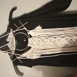 Macrame  The eye with crystal 🔮 great for boho friends lol